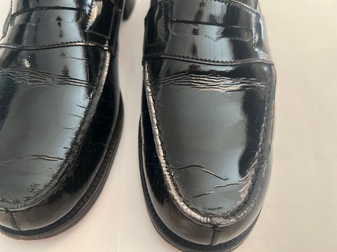 JMウエストン　ローファー　エナメル　旧ロゴ　23cm 3B