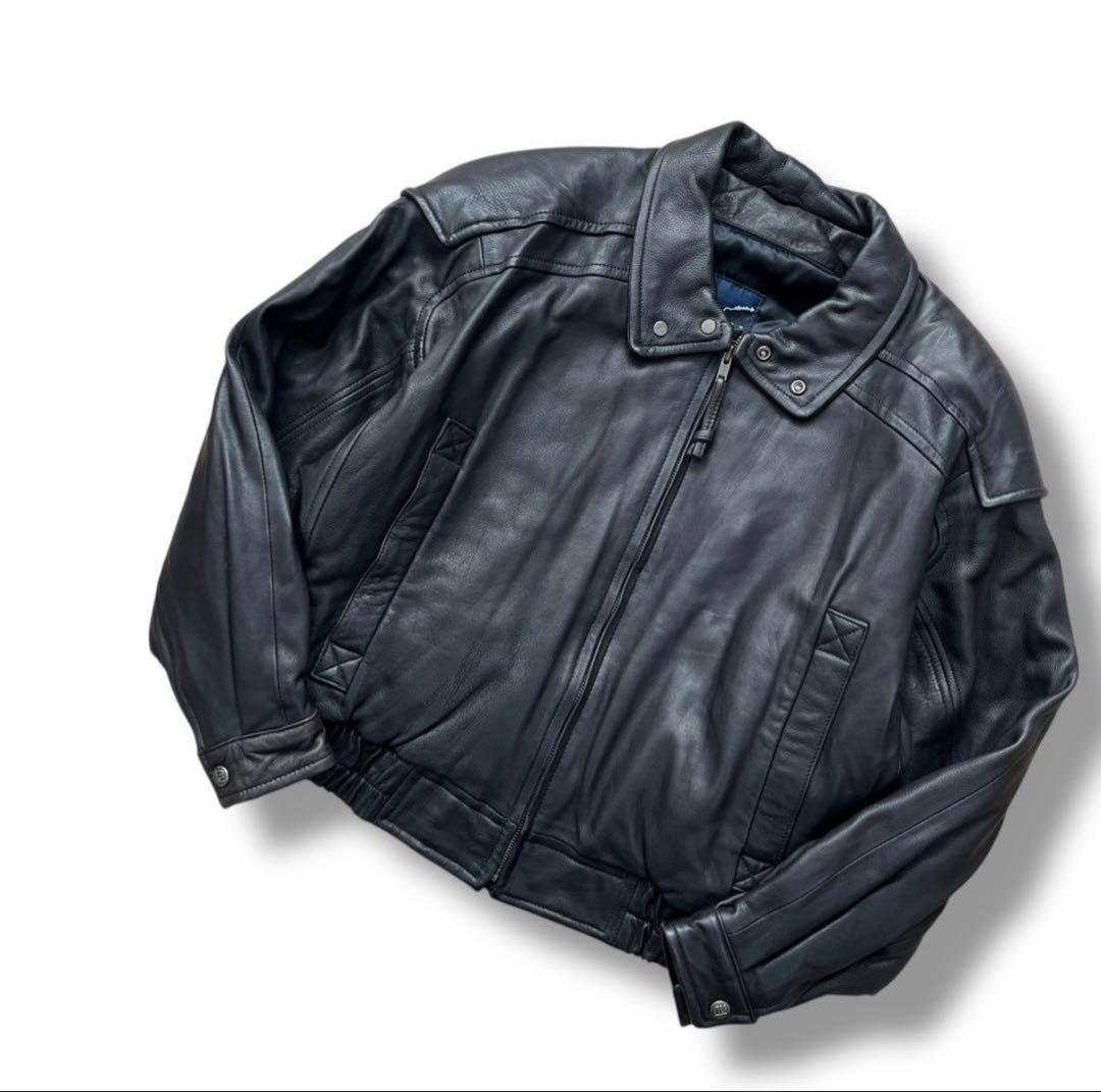 Robert Comstock　鹿革　短丈　レザー　ボンバージャケット　S