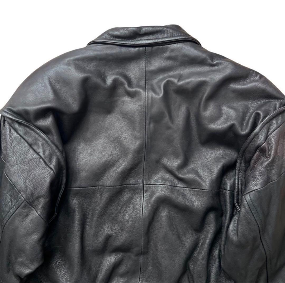 Robert Comstock　鹿革　短丈　レザー　ボンバージャケット　S
