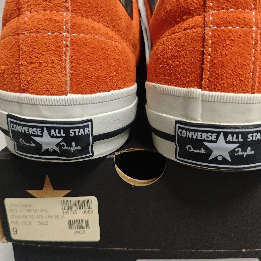 ONE STAR SUEDE OX オレンジ　size　9　新品未使用