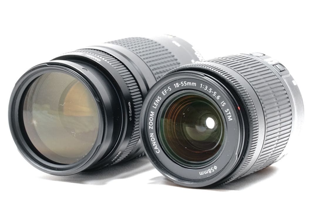 キャノン kiss X7 ダブルレンズセット 超望遠レンズ　スマホ転送