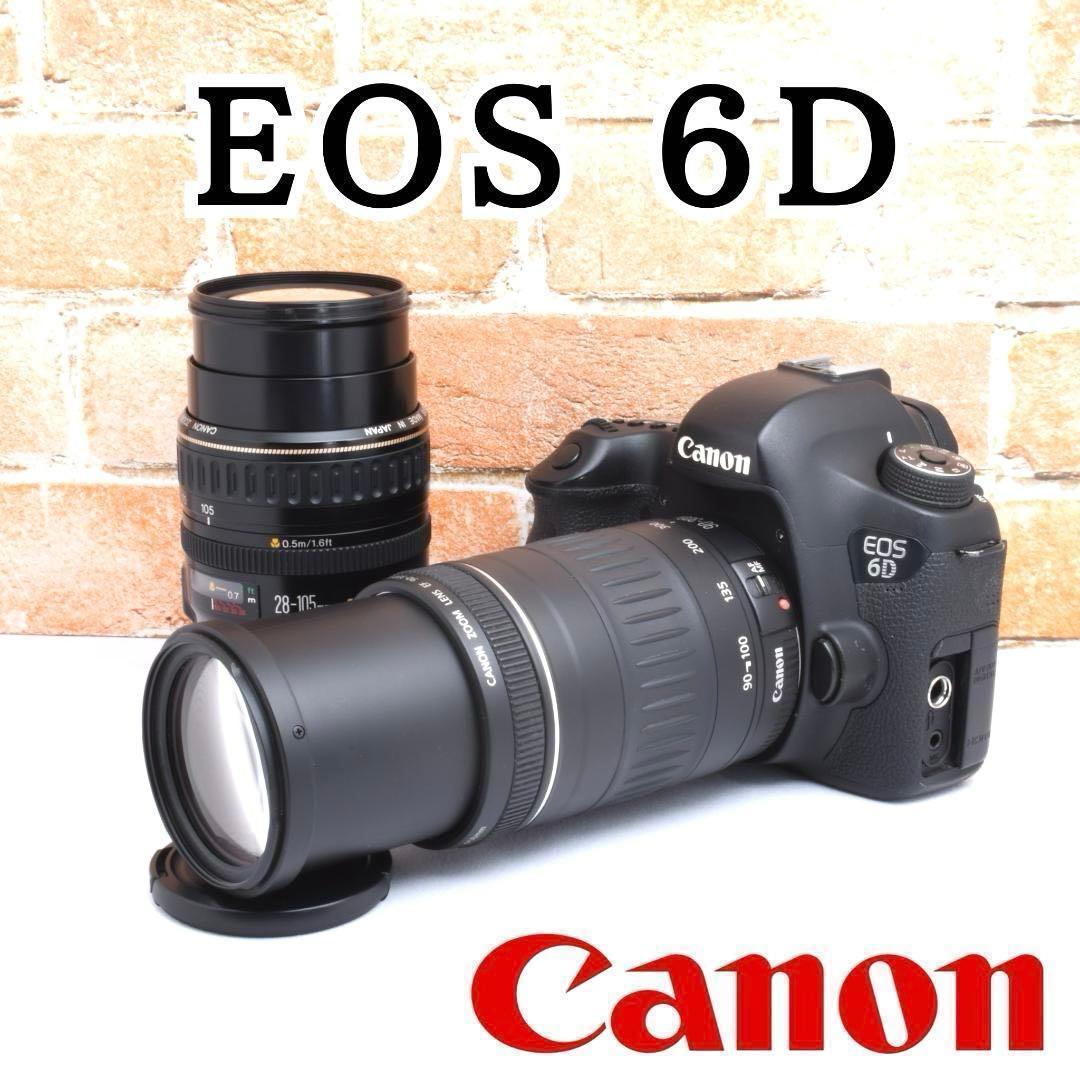 遠くも撮れる超望遠レンズ✨Canon EOS 6D✨一眼レフカメラ入門セット
