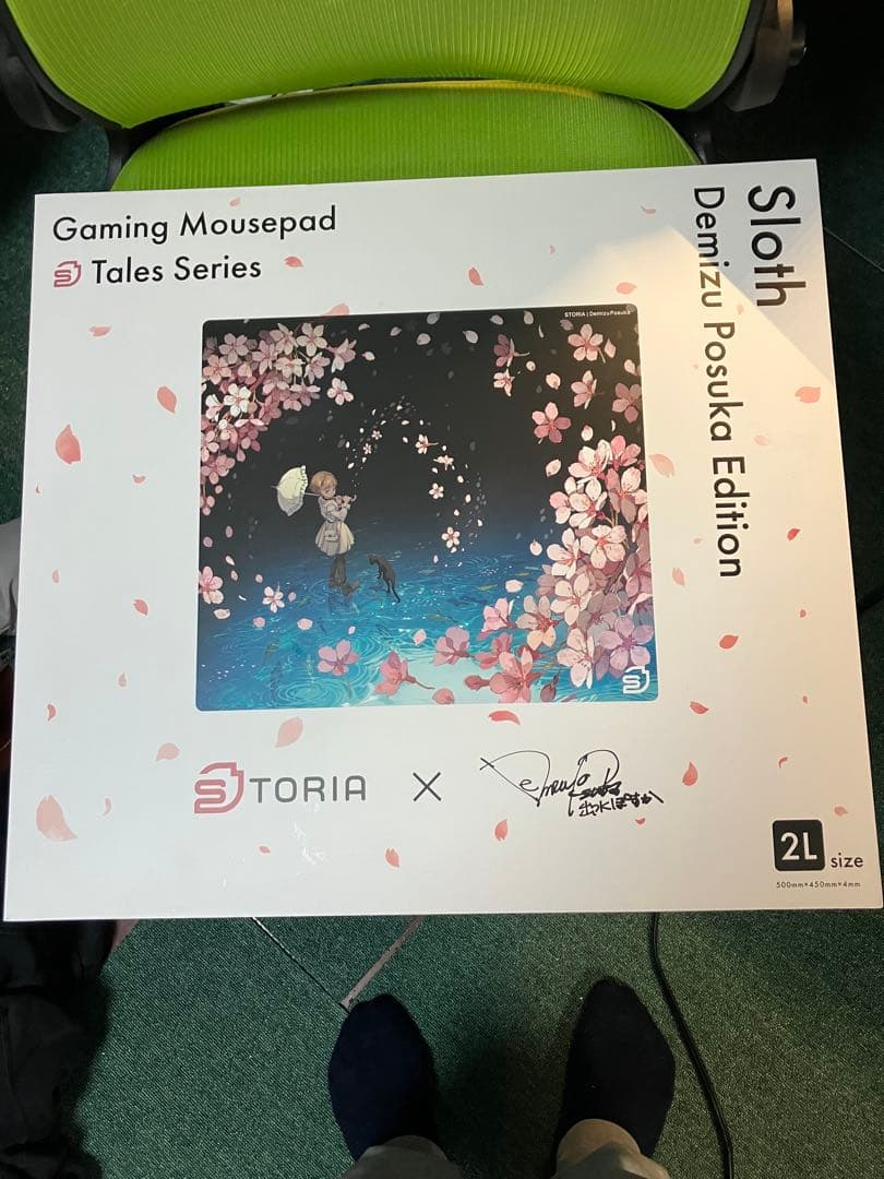 STORIA Sloth Demizu Posuka ガラスマウスパッド