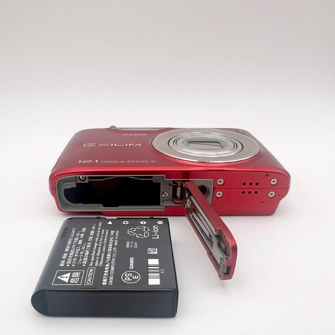 【完動品】CASIO EXILIM EX-Z450 コンデジ レッド 動作確認済