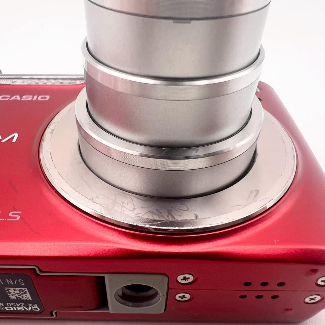 【完動品】CASIO EXILIM EX-Z450 コンデジ レッド 動作確認済