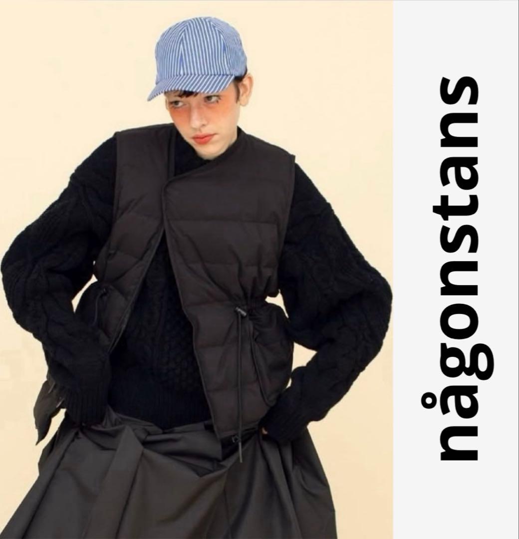 Abynagonstans ナゴンスタンス ハイソフトタフタ ダウンベスト