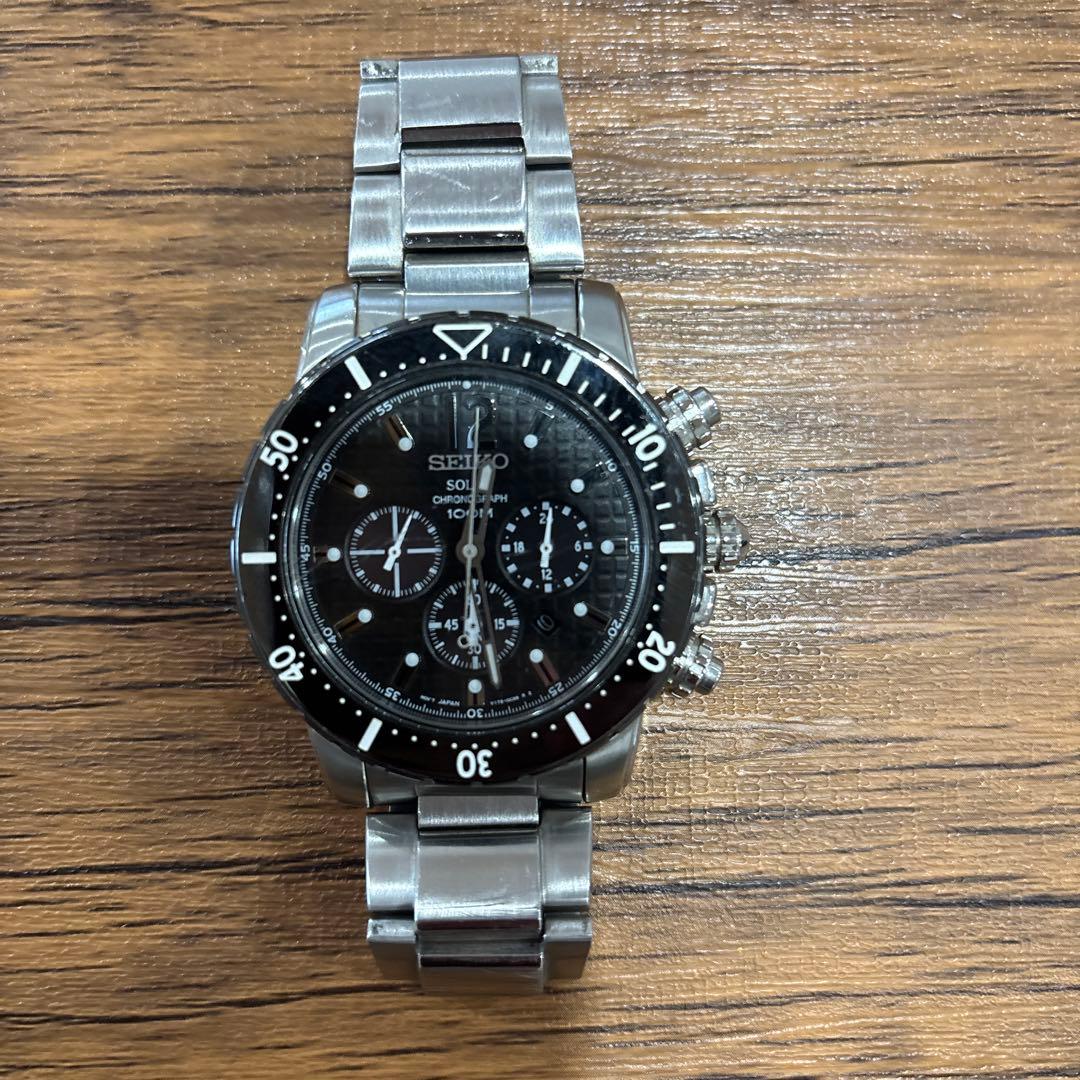 w*n様 SEIKO ソーラークロノグラフ 箱無し　取説付