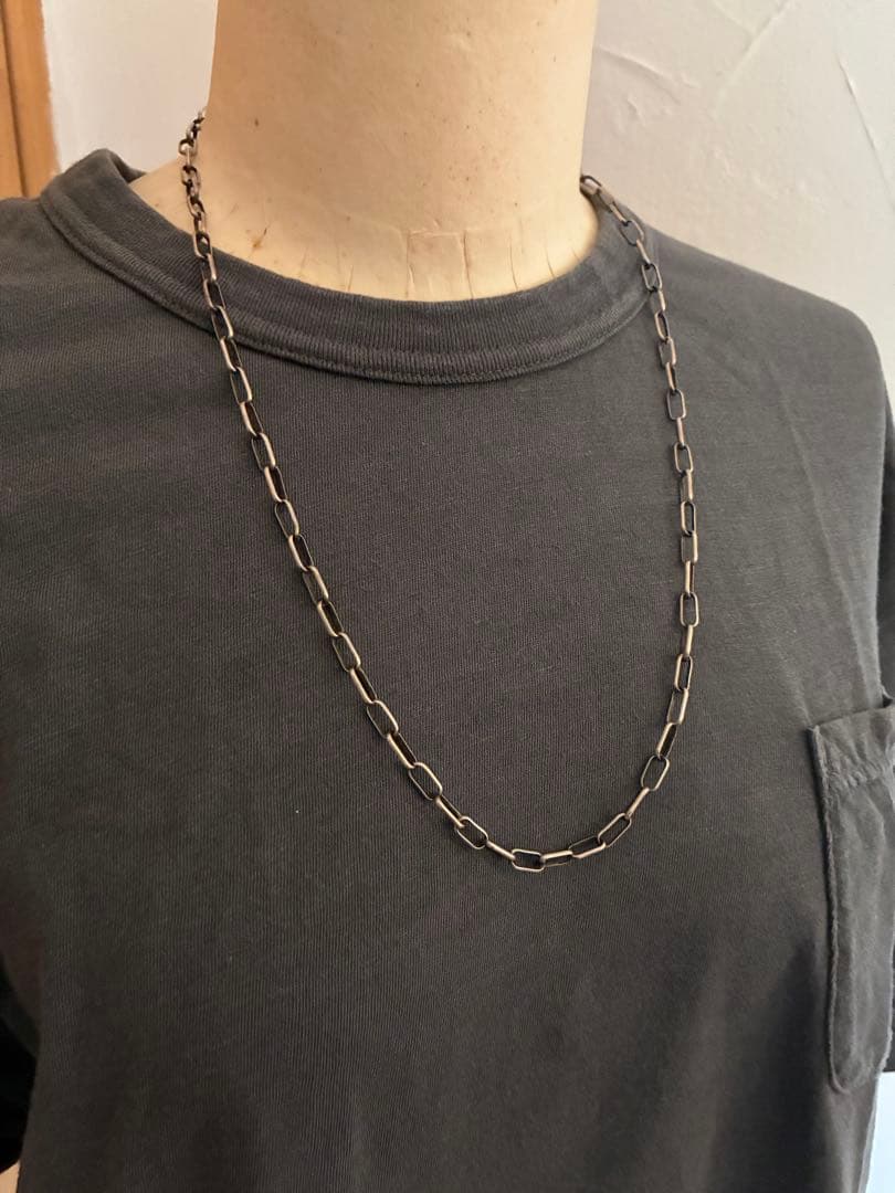 ヴィンテージ ナバホ シルバーネックレスチェーン　62cm