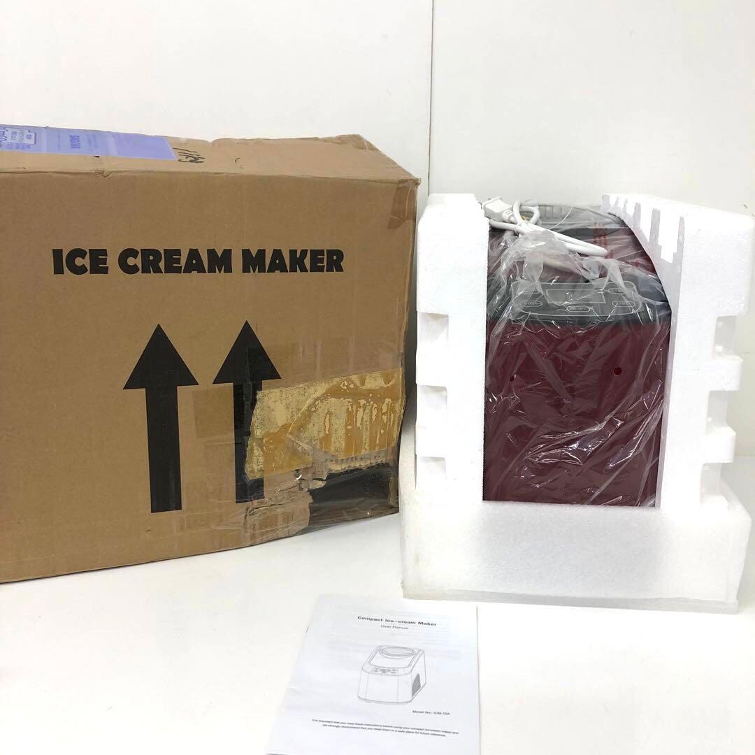 4132-E 自動アイスクリームメーカー ICM-15A 未使用