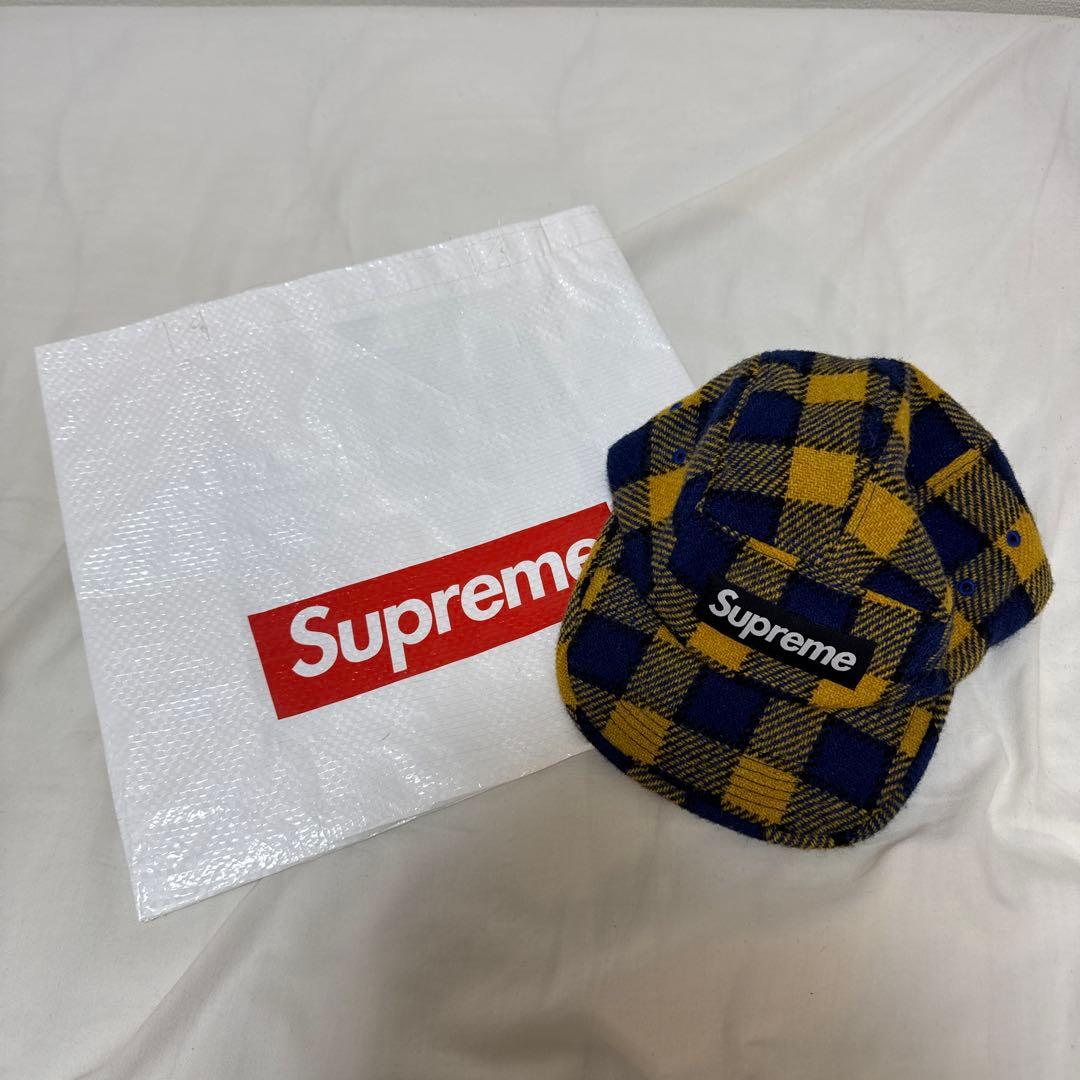 Supreme【25SS】Harris Tweed Wool Camp Cap