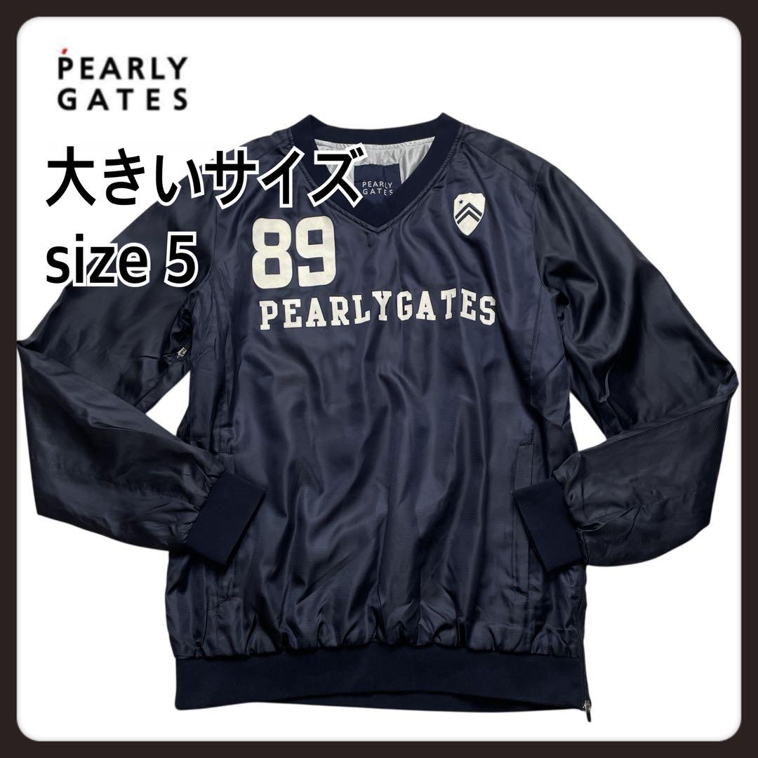 大きいサイズ　サイズ5 PERLYGATES 蓄熱スニード　ナイロン　ジャケット