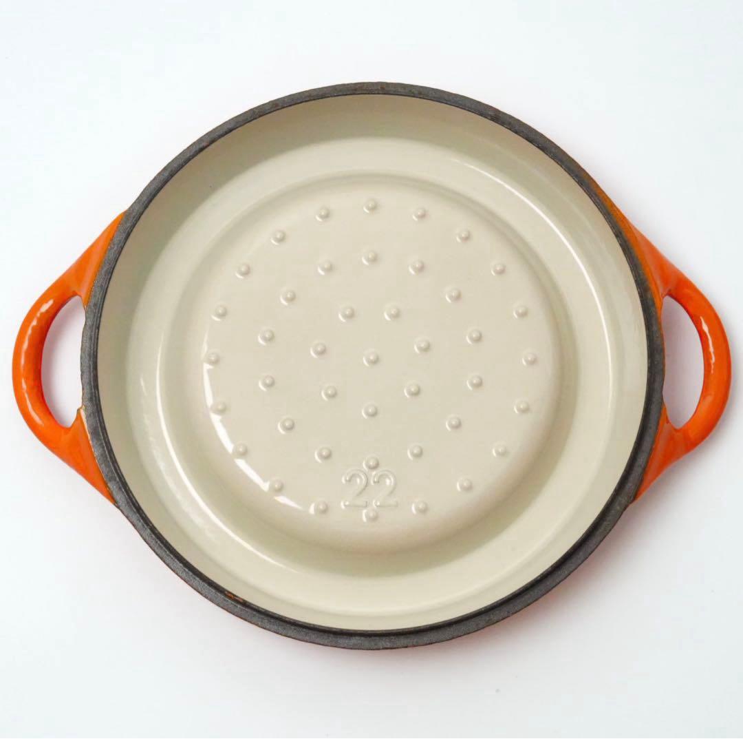 【希少】COUSANCES DOUFEU　クーザンス デュッフ鍋　オレンジ　22