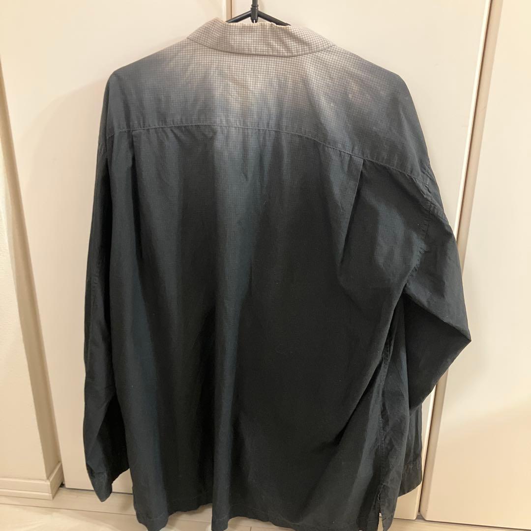 ISSEY MIYAKE グラデーションシャツ　チェック　長袖