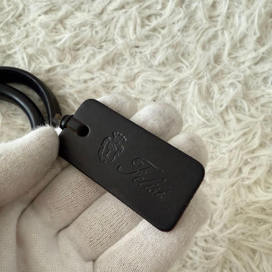 【フェリージ】ビジネスバッグ　ブリーフケース レザー　ナイロン ブラック