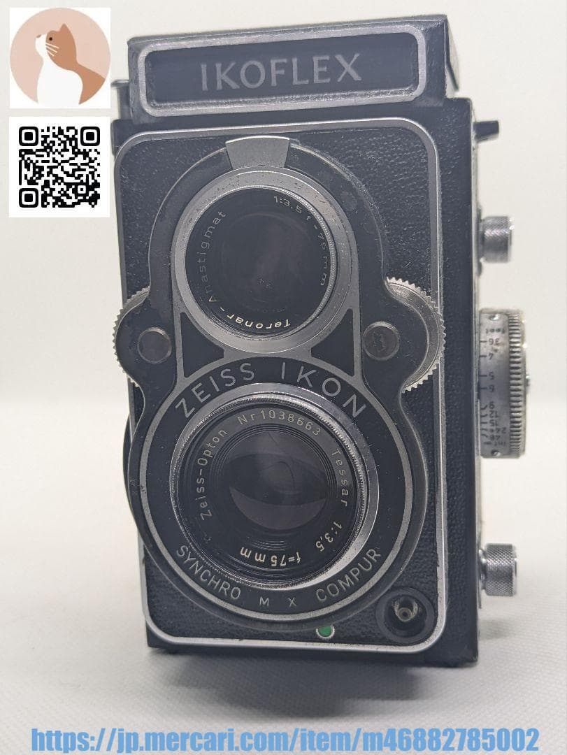 【整備済完動品】ZEISS IKON IKOFLEX Ⅱa 855/16