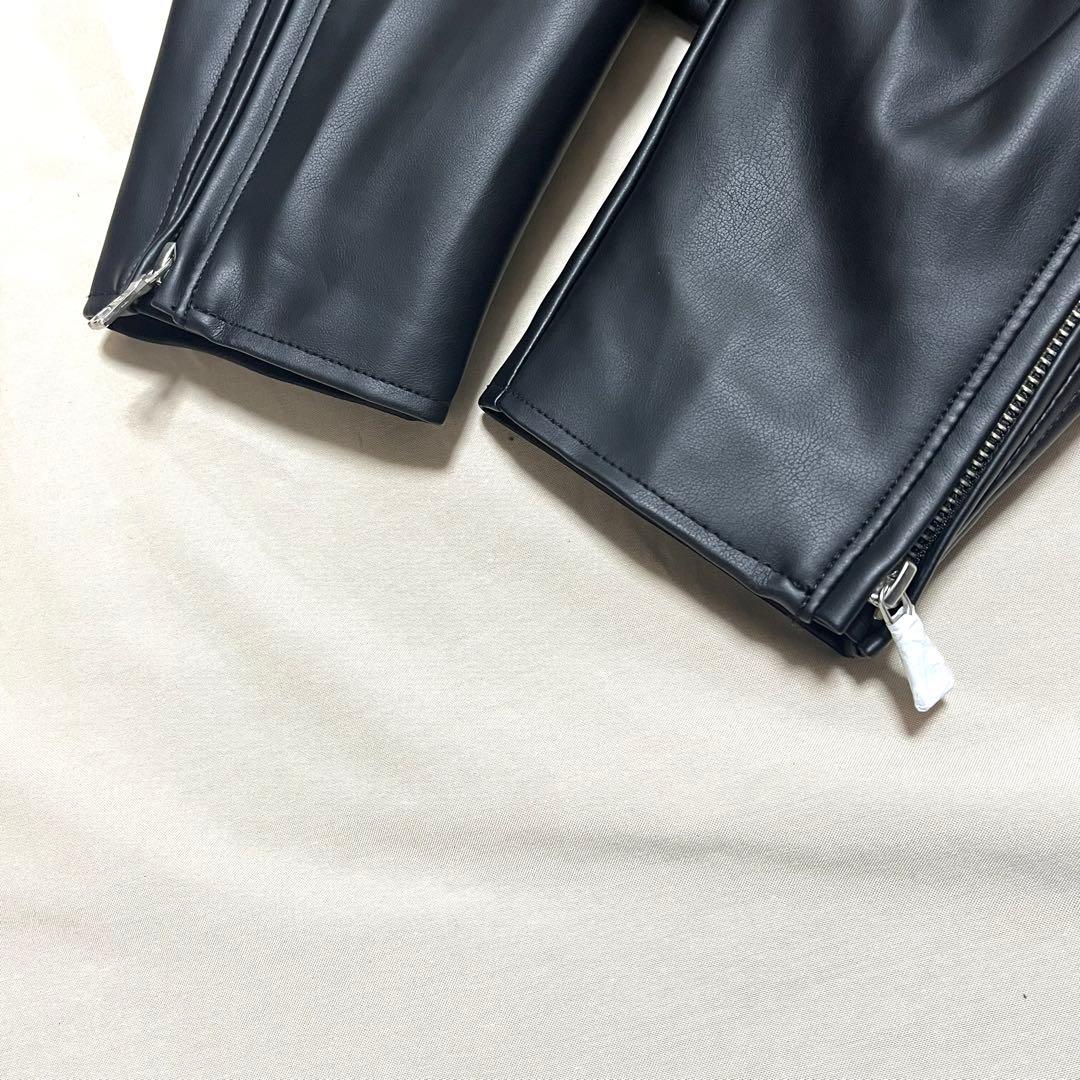 【新品タグ付き】ビームス　シングルライダース　レザージャケット　近年モデル　L