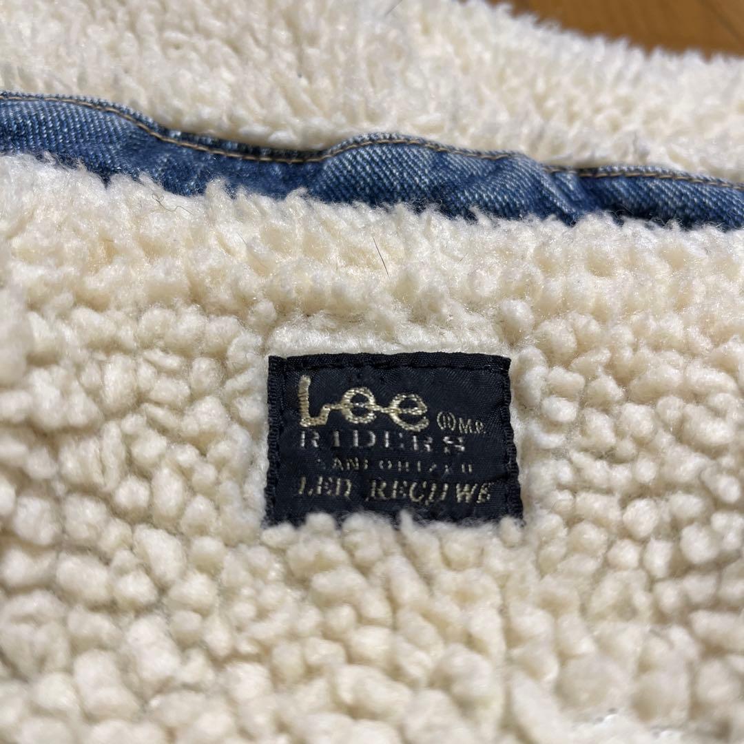 Lee デニム　ボアランチコート　インナー袖はキルティング　ヴィンテージ好きに！
