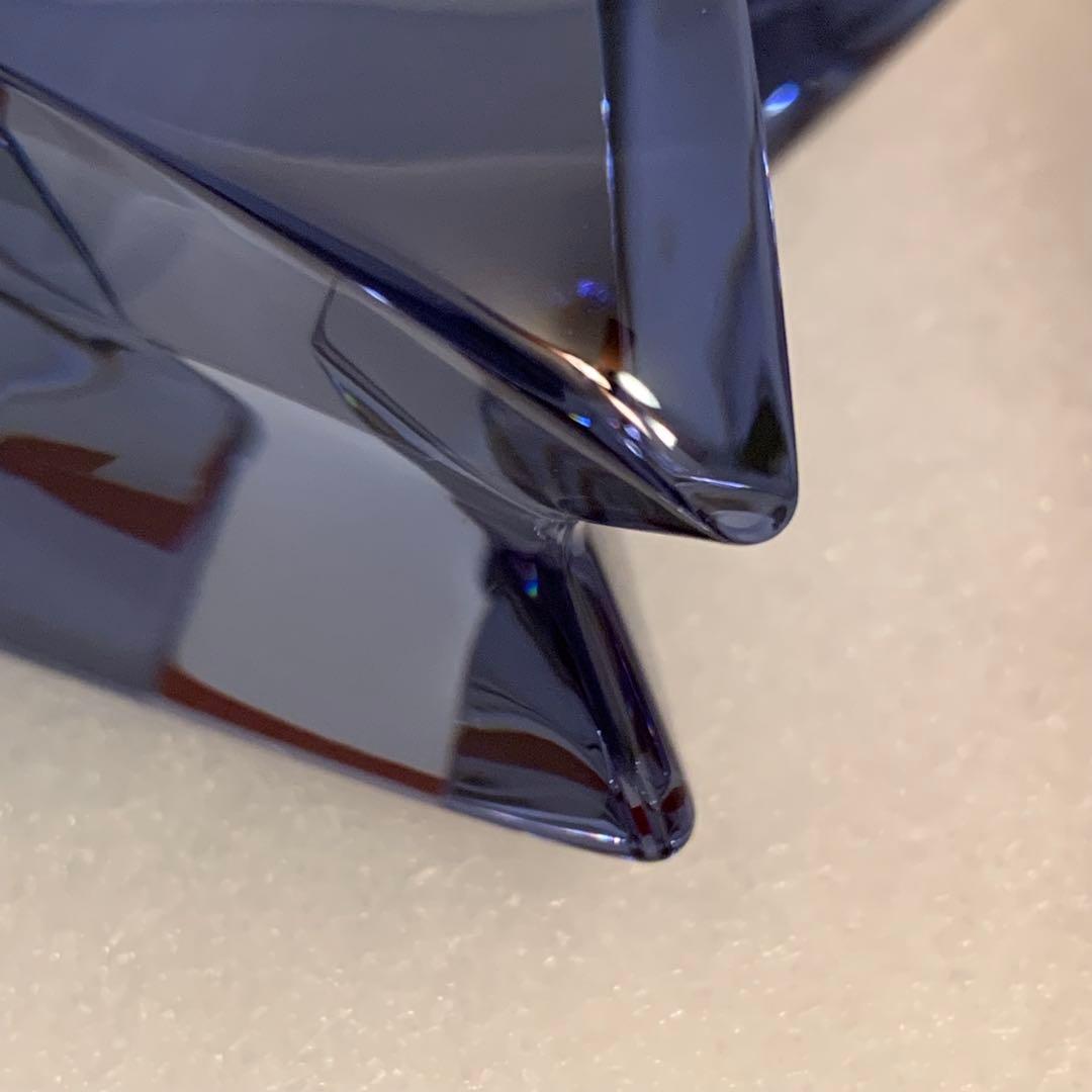 ⭐️未使用⭐️バカラ⭐️ザンザンスター⭐️ブルー⭐️青⭐️星⭐️クリスタル⭐️レア⭐️箱付き⭐️紙袋