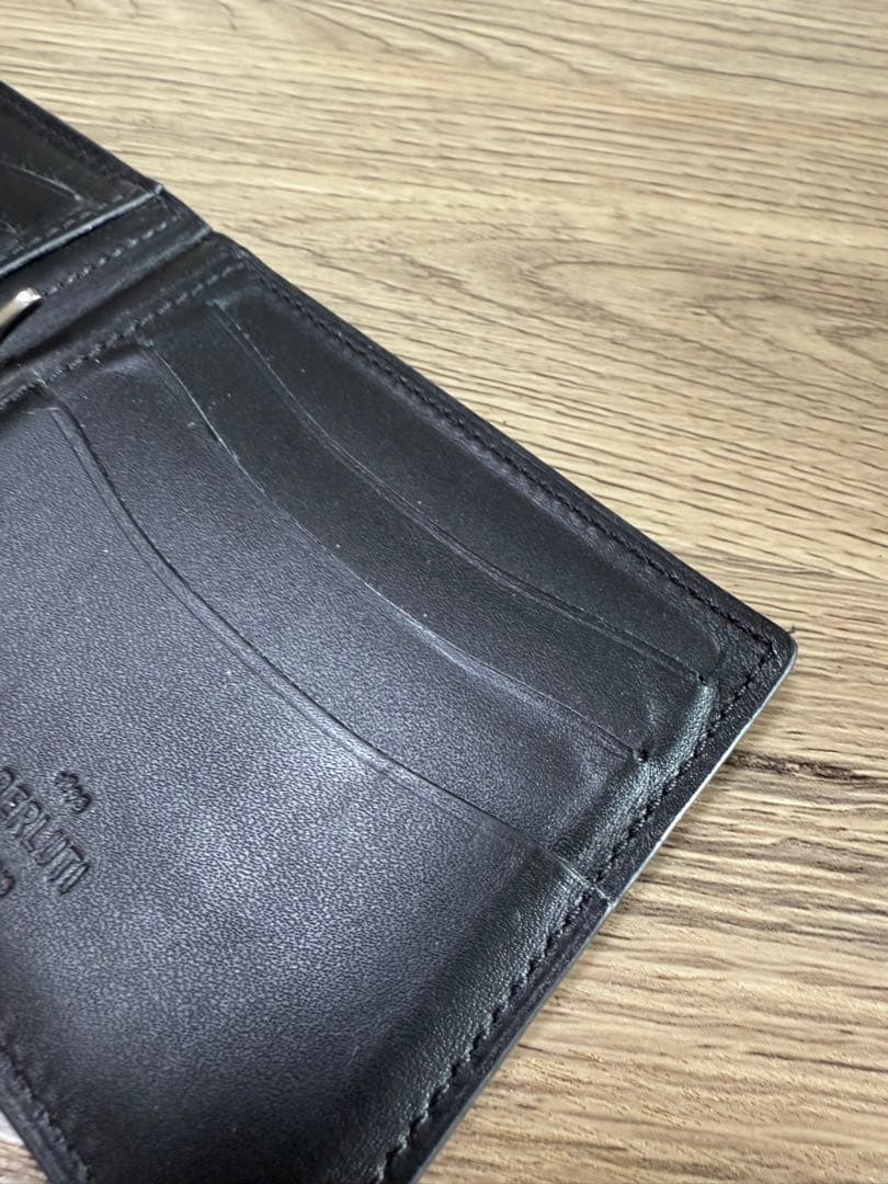 Berluti ベルルッティカリグラフィー 二つ折り財布 マネークリップ
