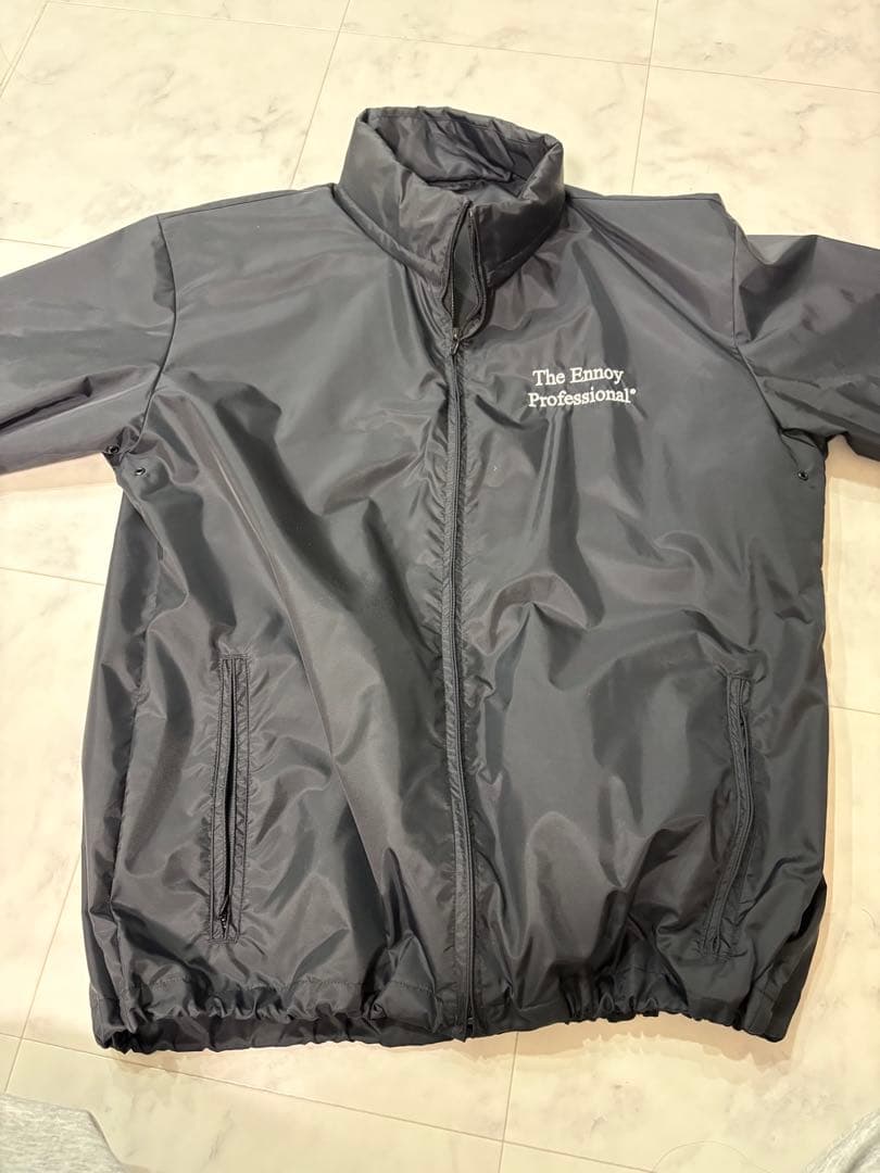 ennoy PACKABLE NYLON JACKET (BLACK) Sサイズ