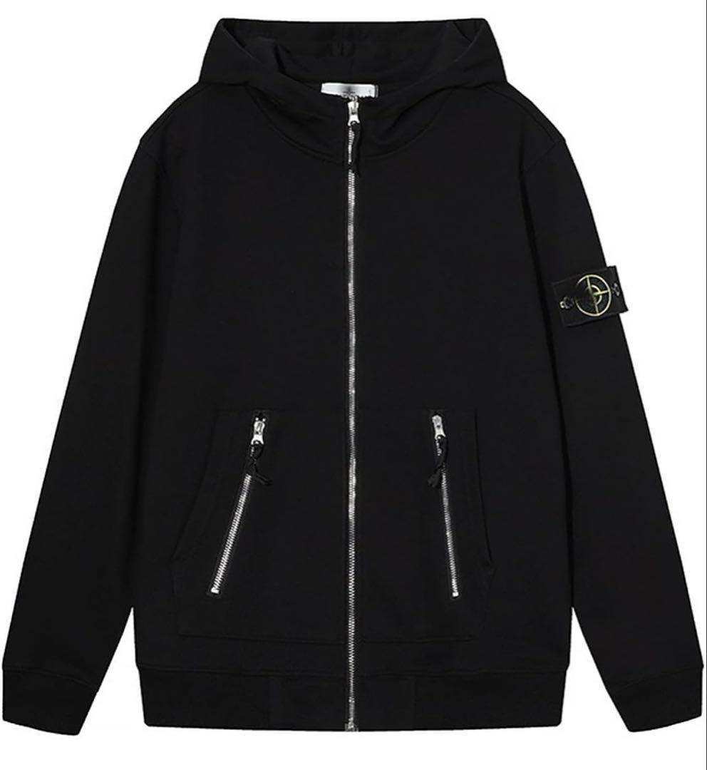 【新品未使用】STONE  ジップパーカー 黒