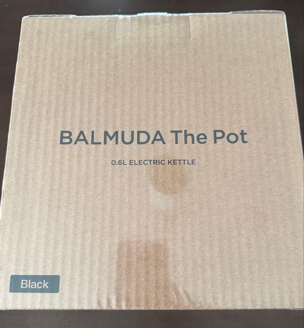 BALMUDA The Pot 0.6L 電気ケトル ブラック