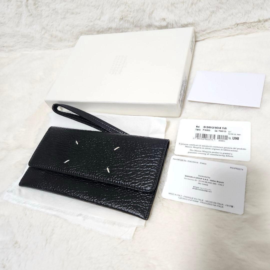 ✨新品未使用　正規品✨マルジェラ　長財布　ストラップ　カレンダー　ステッチ