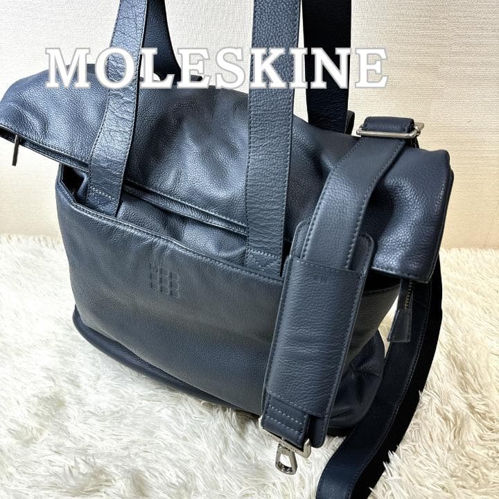 MOLESKINEクラシック レザー ウィークエンダー トートバッグ 2way