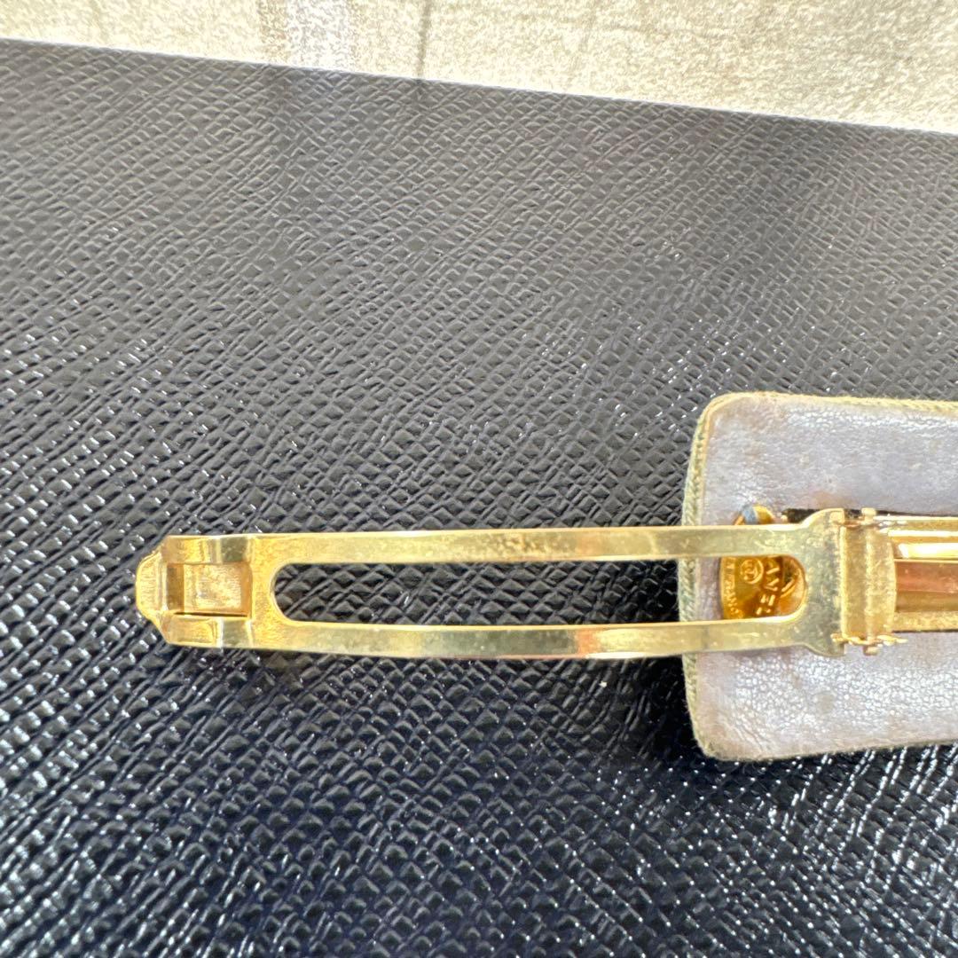 CHANEL シャネル デニム ターンロック ココマーク バレッタ