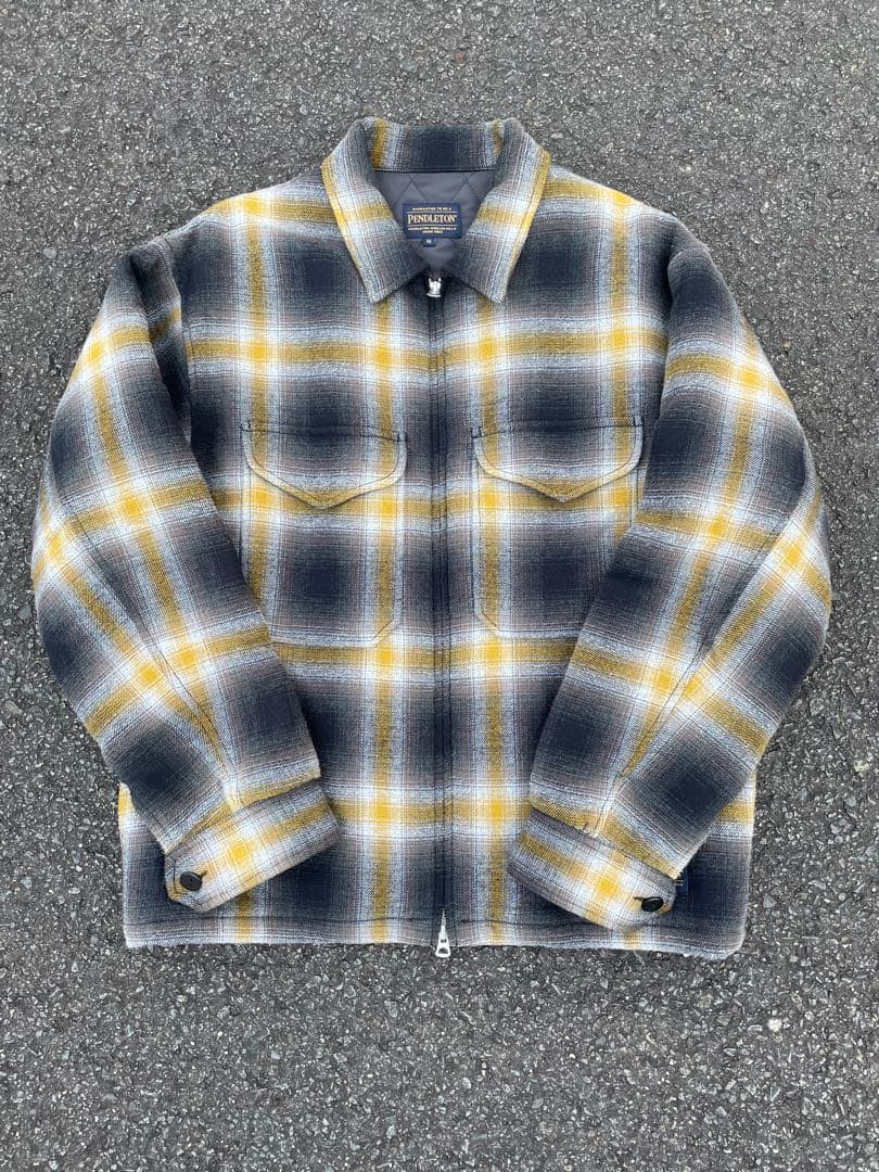 00s PENDLETON オンブレチェック　シャツジャケット