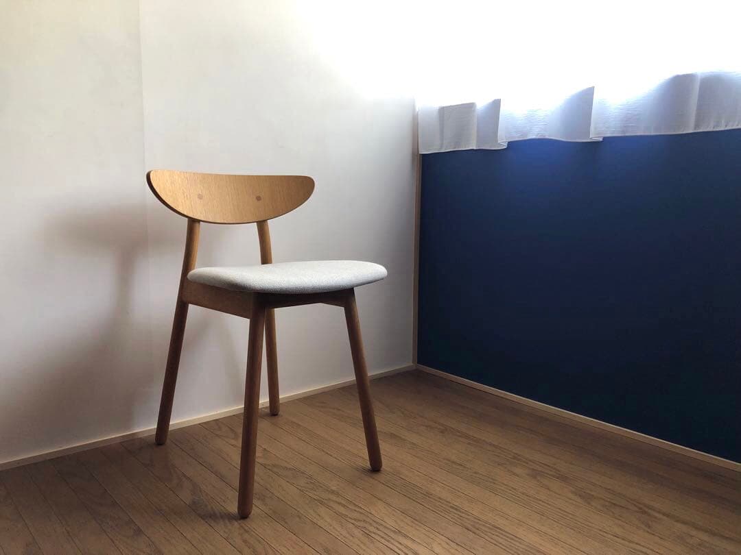 飛騨産業 cobrina コブリナチェア① ホワイトオーク無垢材 ベージュ座面