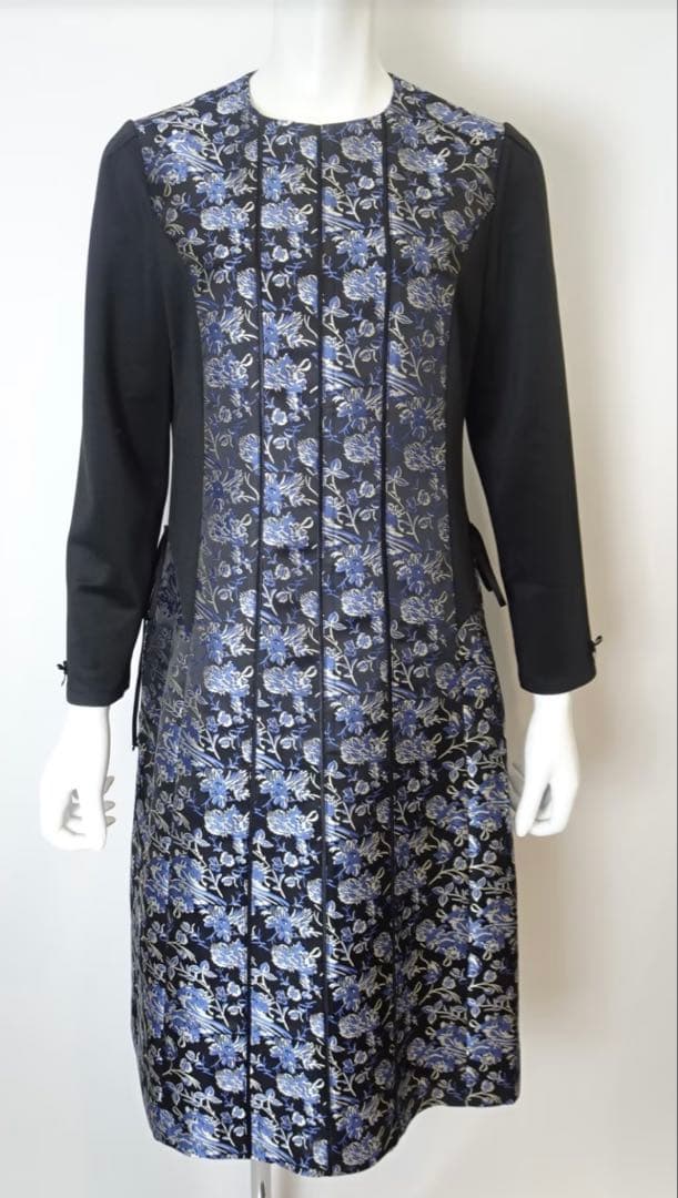 Super Beauty 2025タグ付ジャガード織切替ワンピース