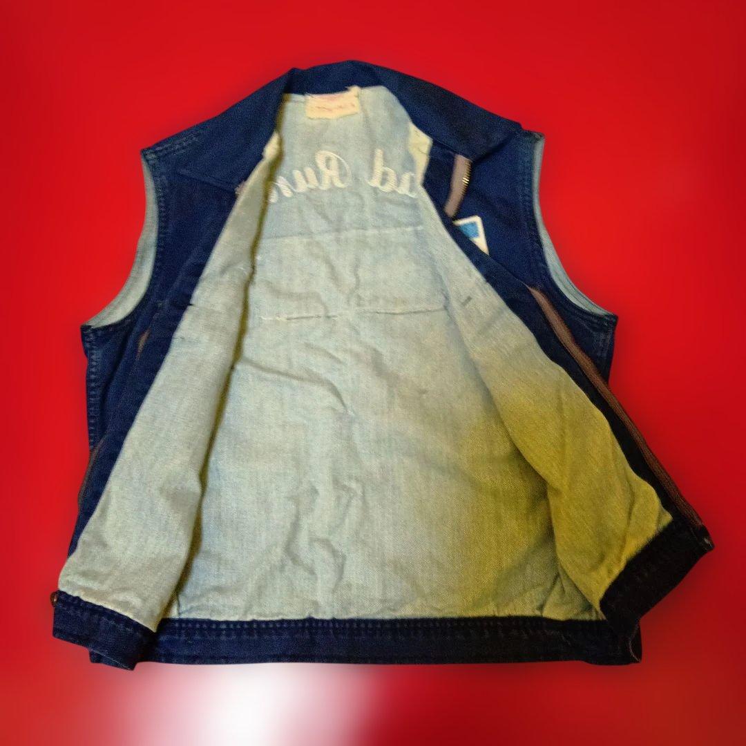 古着リメイク　Plymouth Road Runner ベスト