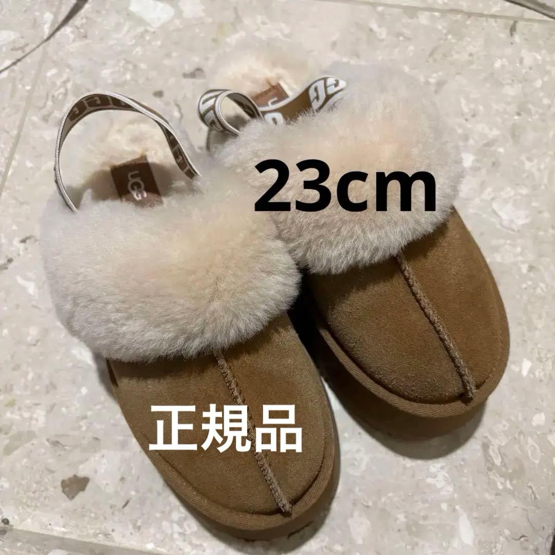 UGG FUNKETTE ファンケット レディースサンダル チェスナット23cm