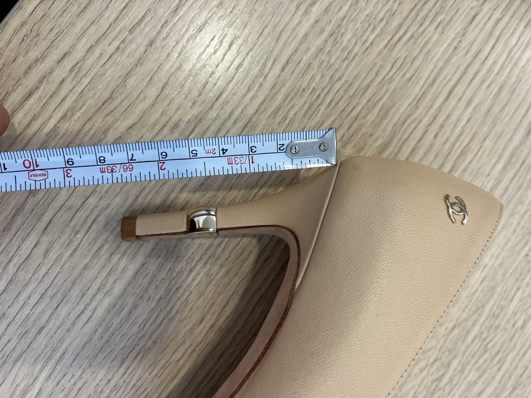 【なお】CHANEL シャネル ハイヒール パンプス 37C【箱付き】
