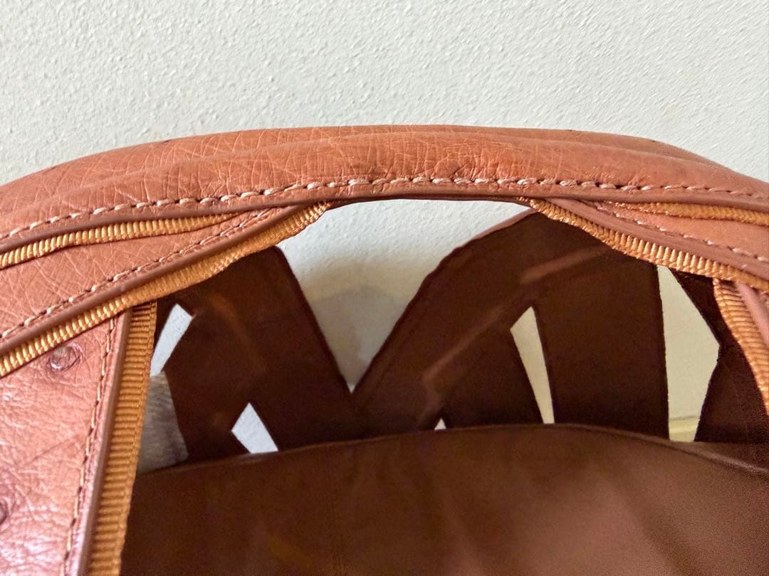 k*e様 PERRIN PARIS ペランパリ　パニエ　（L）　オーストリッチ