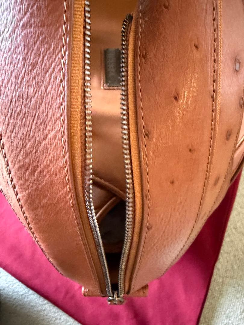 k*e様 PERRIN PARIS ペランパリ　パニエ　（L）　オーストリッチ