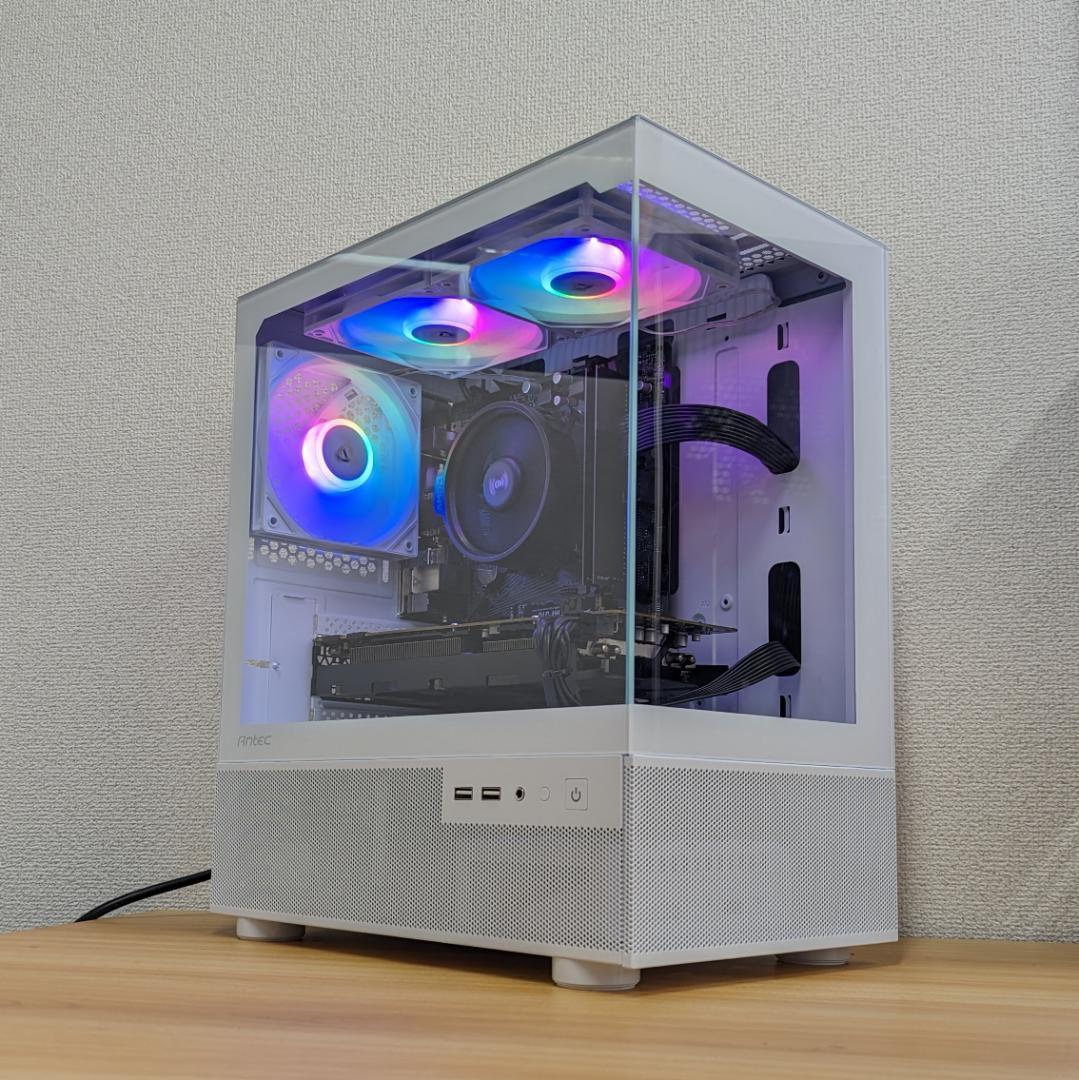 【即納激安】RTX4060Ti搭載ゲーミングPCフルセット✨新品ケース✨白