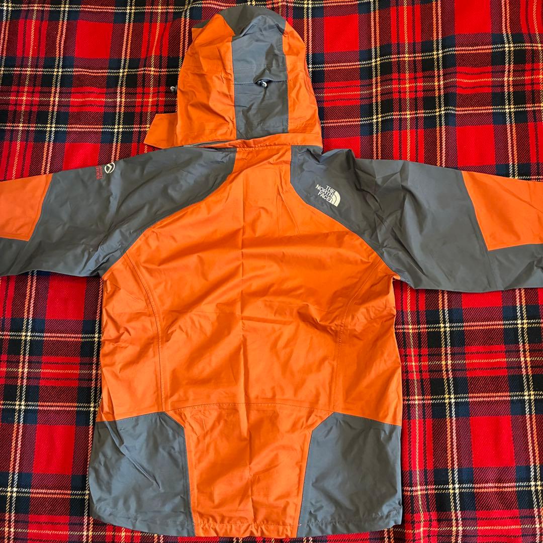 THE NORTH FACE ゴアテックスマウンテンパーカー オレンジ/グレー