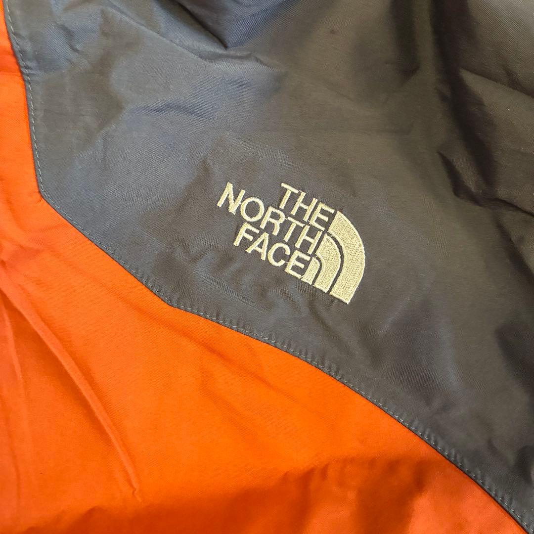 THE NORTH FACE ゴアテックスマウンテンパーカー オレンジ/グレー