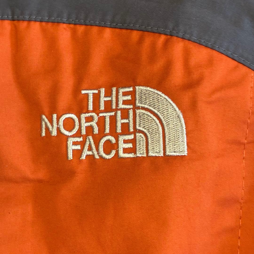 THE NORTH FACE ゴアテックスマウンテンパーカー オレンジ/グレー