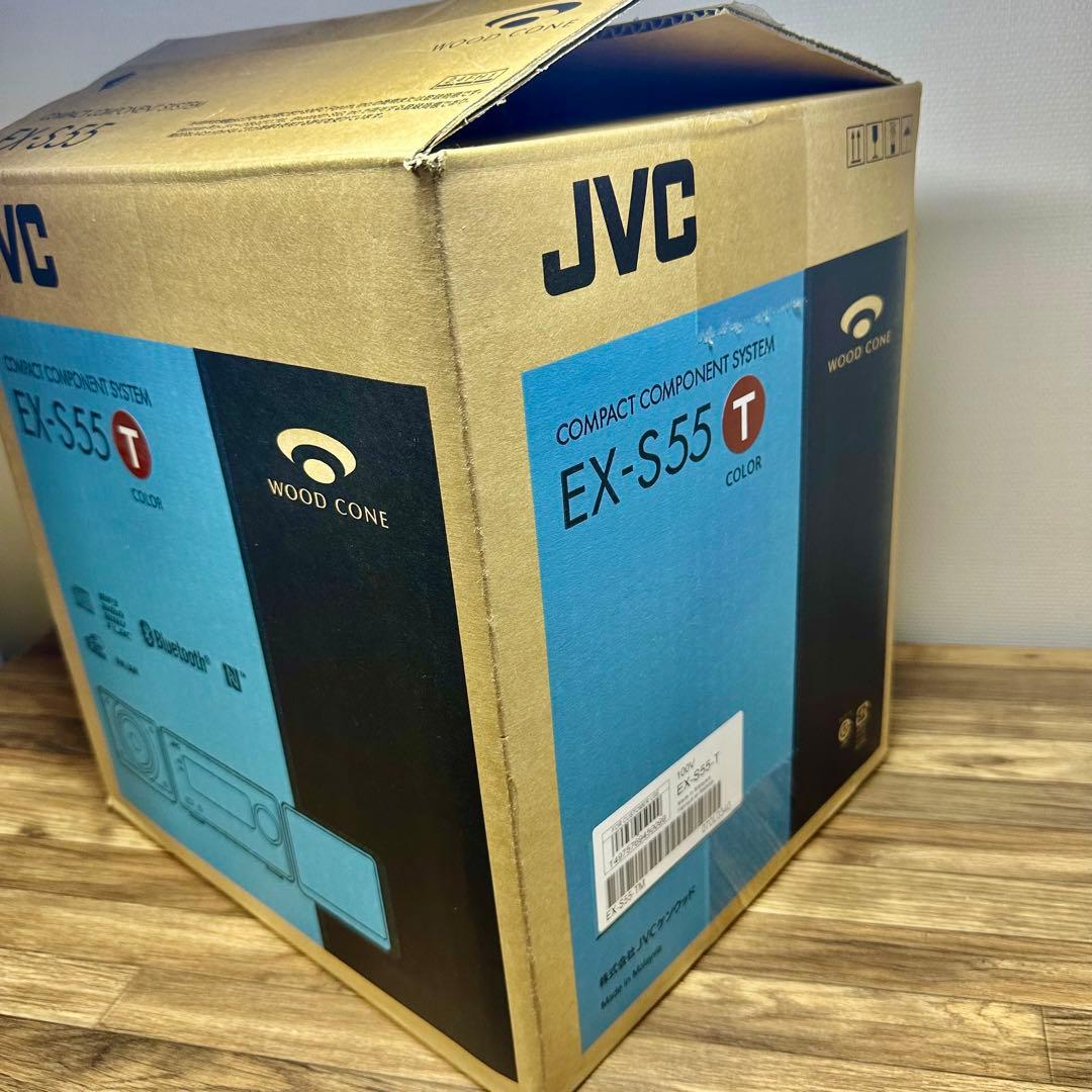 JVCケンウッド EX-S55-T ウッドコーンシリーズ ハイレゾ
