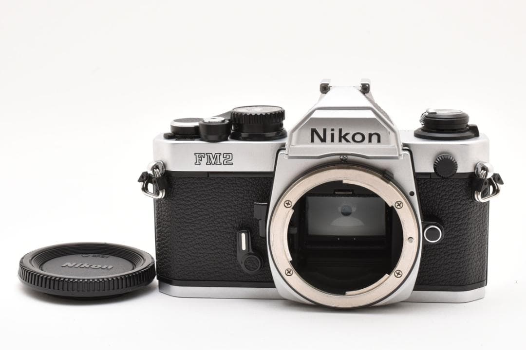 超美品 ニコン New FM2 シルバー フィルム　モルト新品交換済 M632