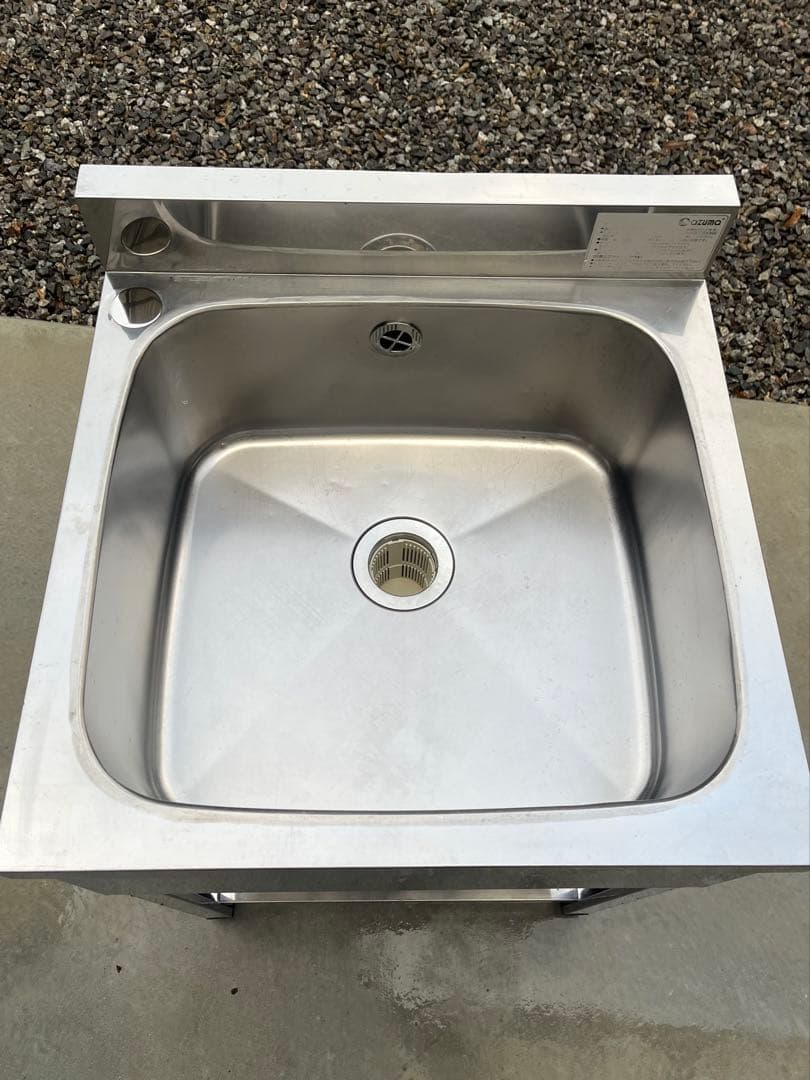 ステンレス1槽シンク 流し台 業務用　600×600×800