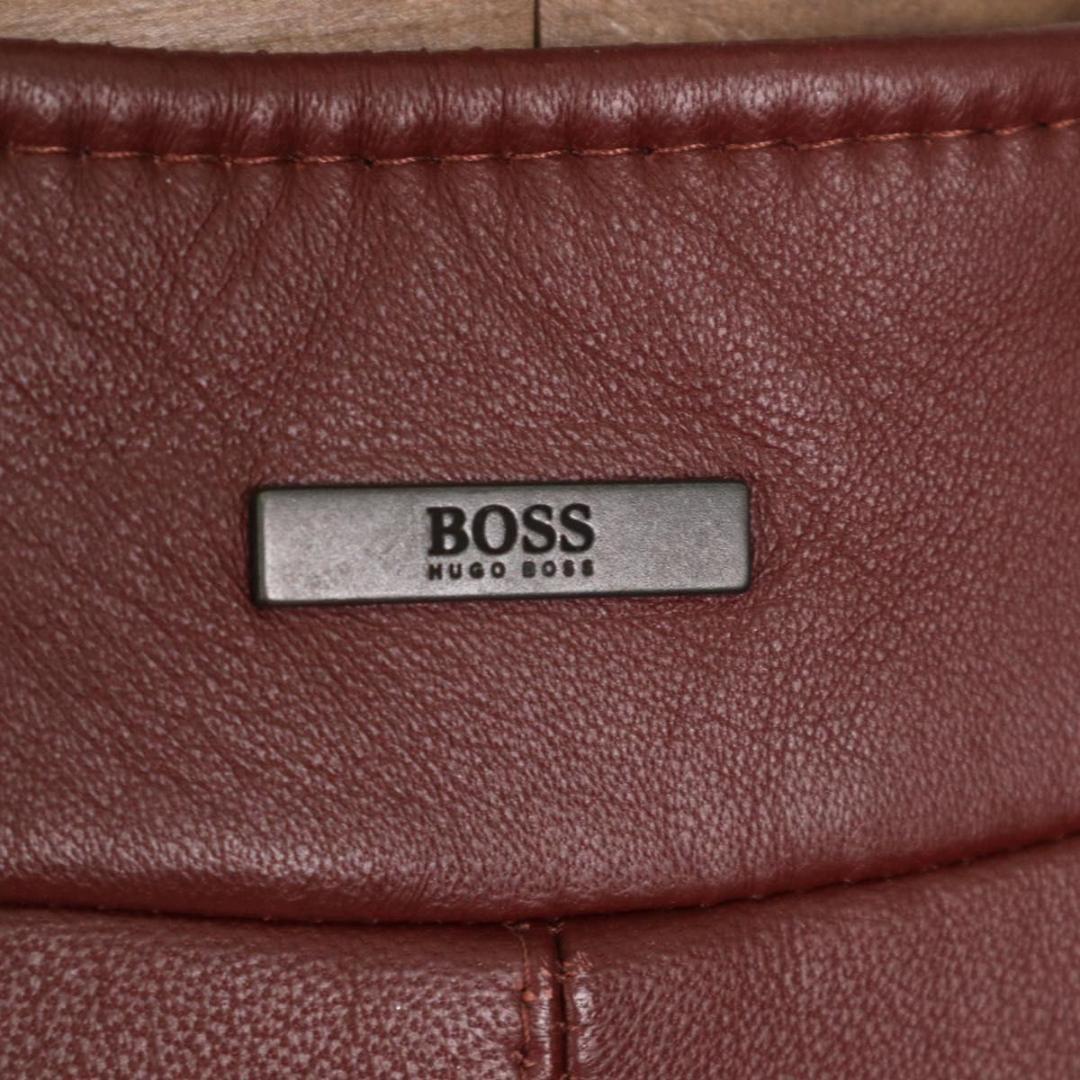 HUGO BOSS ヒューゴボス 羊革 ラムレザージャケット 48 XL メンズ
