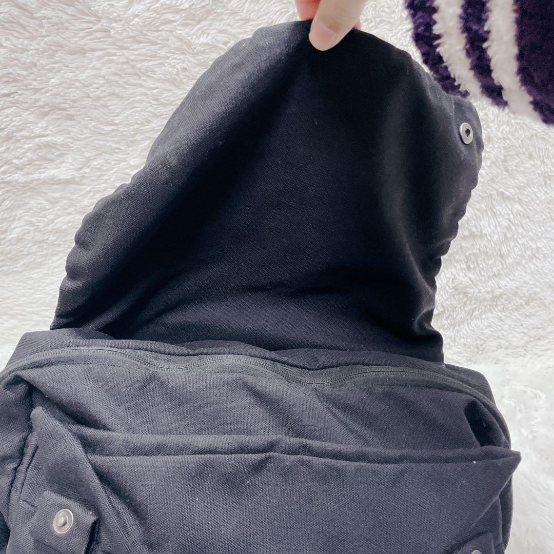 カンペール　リュック　ブラック　コットン　バックパック　レディース　大容量