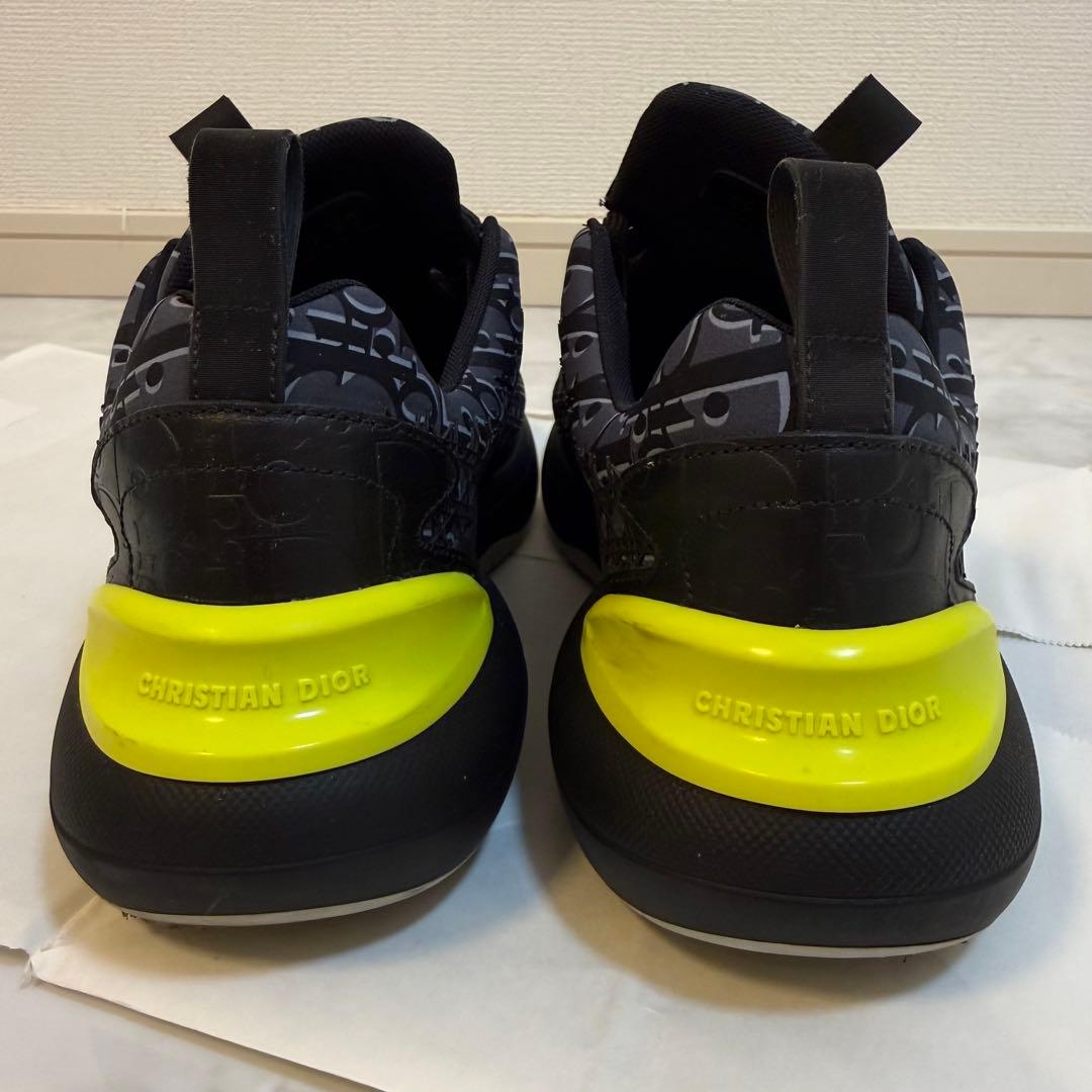 美品 DIOR B24 オブリーク スニーカー ネイビー 40(25cm)