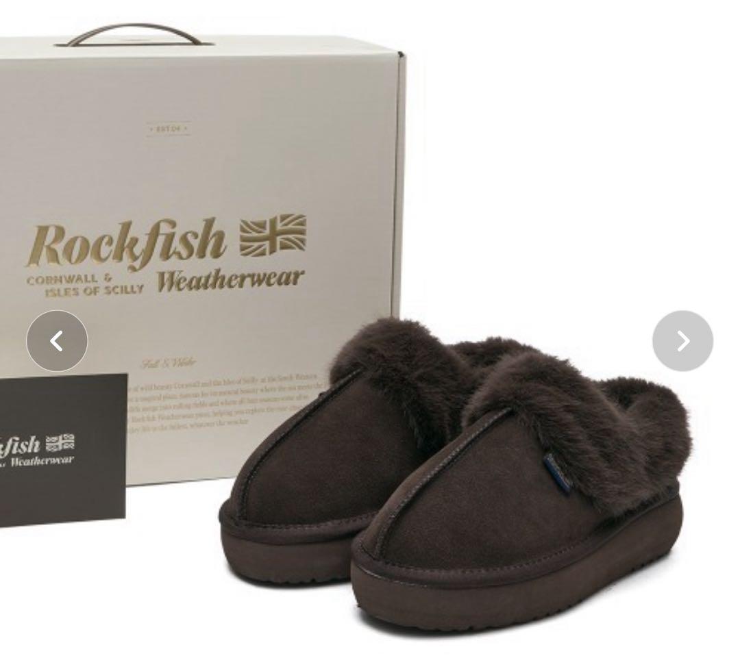ROCKFISH WEATHERWEAR ファー スリッポン ムートンブーツ