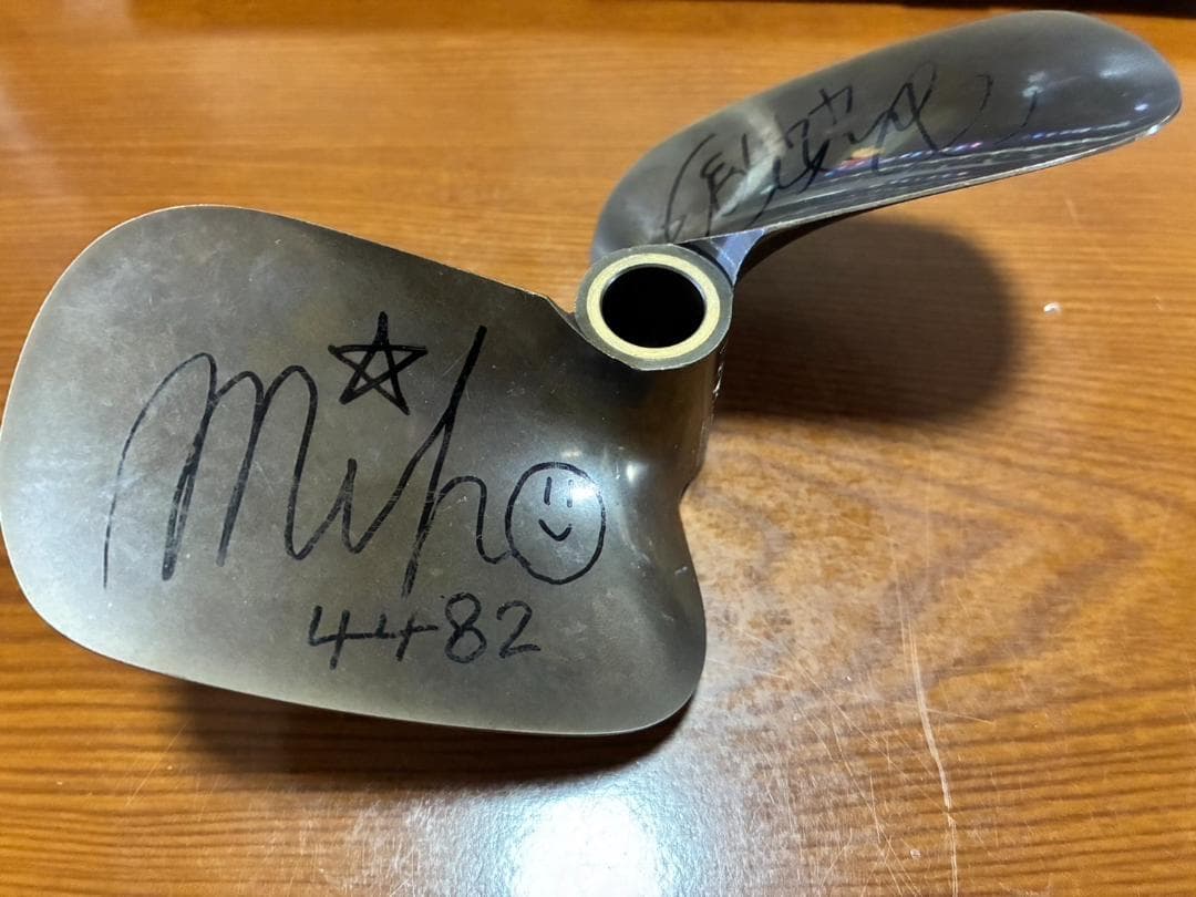 な*ん様 値引き!早い者勝ちです！守屋美穂＆藤堂里香 直筆Wサイン／新品プロペラ