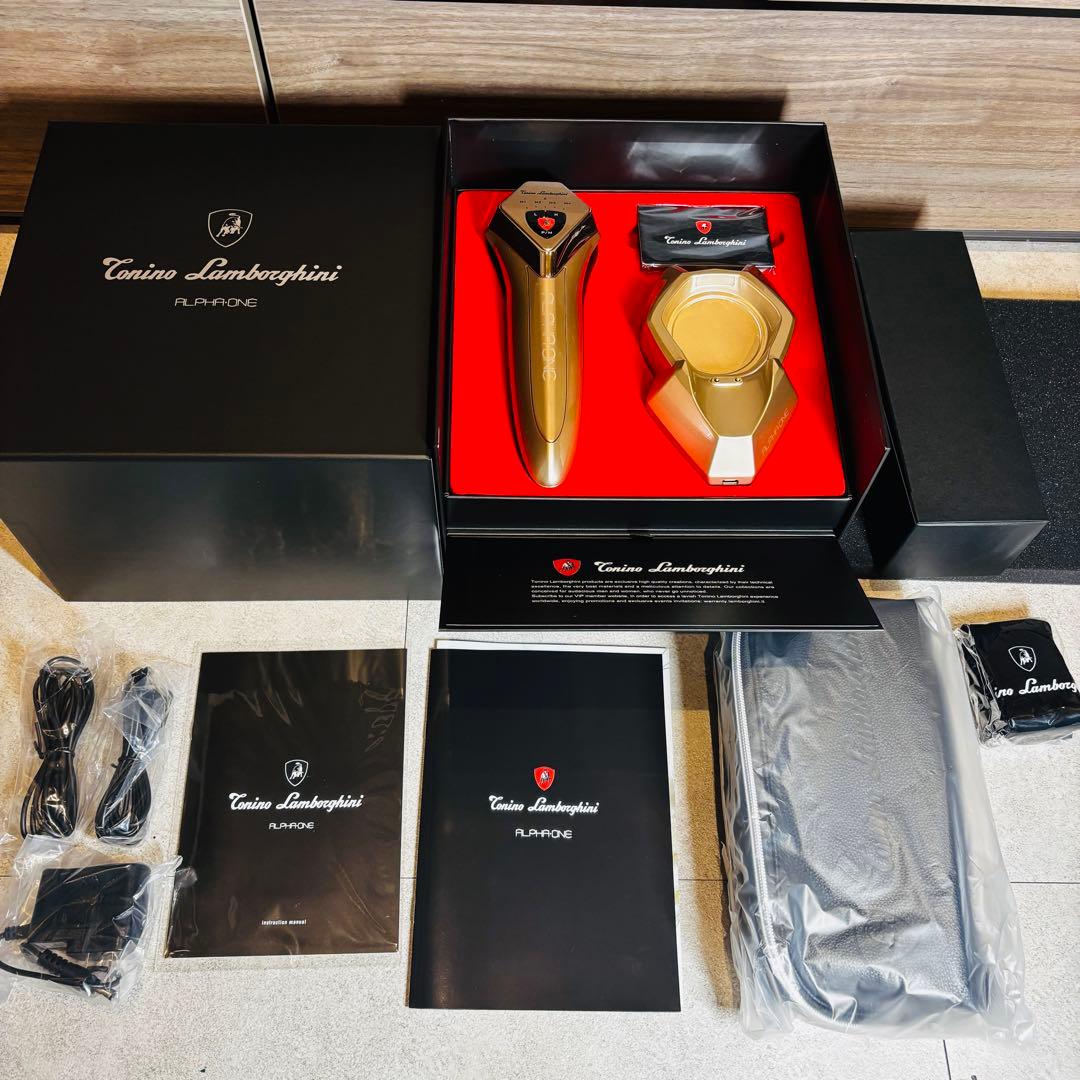 未使用保管　ランボルギーニ美顔器 ALPHA ONE アルファワン　ゴールド